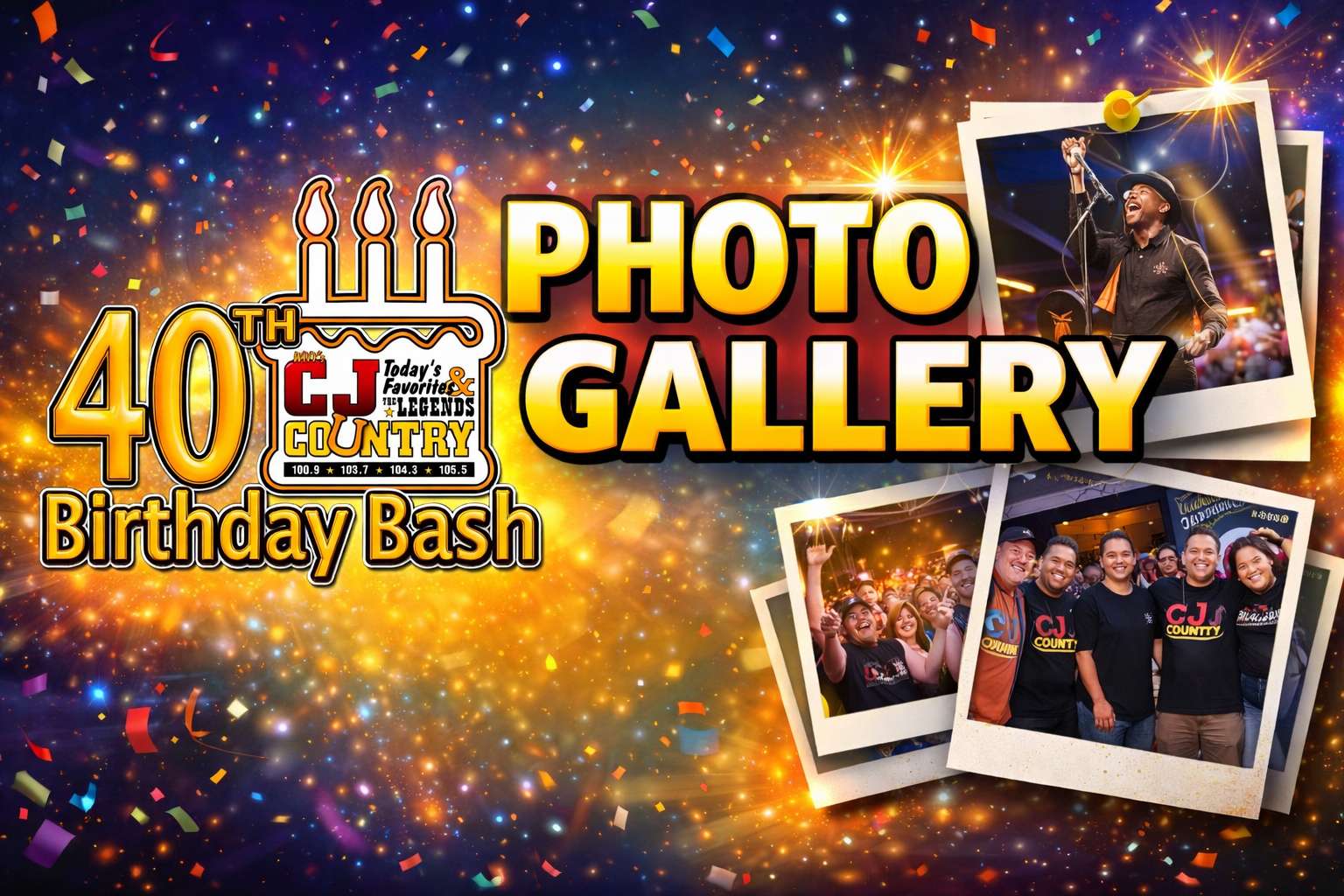 birthday photo banner