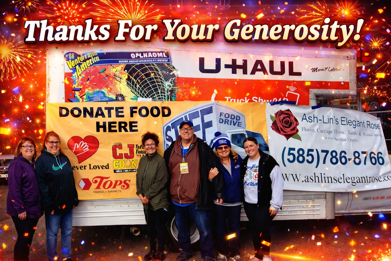 Food drive banner